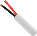 16/2 Plenum Speaker Cable – 1000ft, Unshielded, Bare Copper, White Pull Box.
