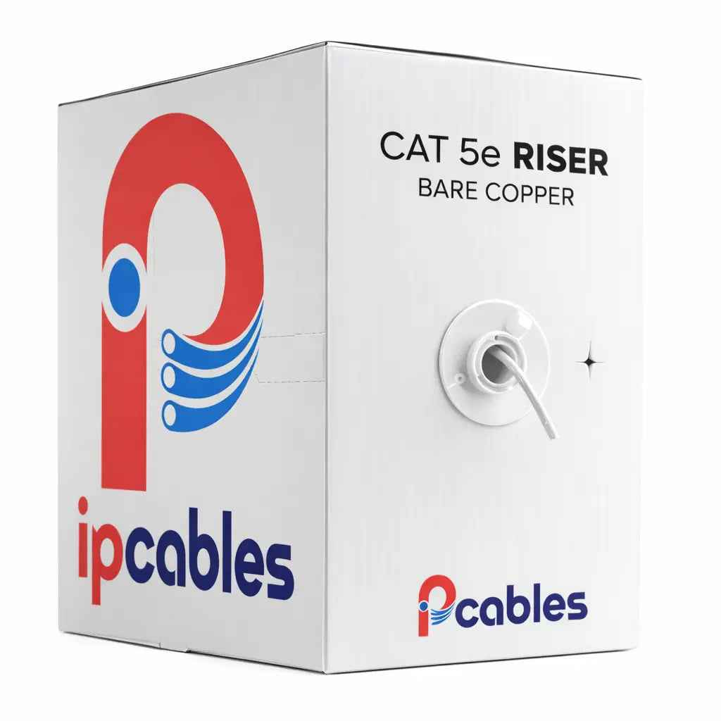 Cat5e Riser UTP Solid Copper Ethernet Cable 1000 Ft
