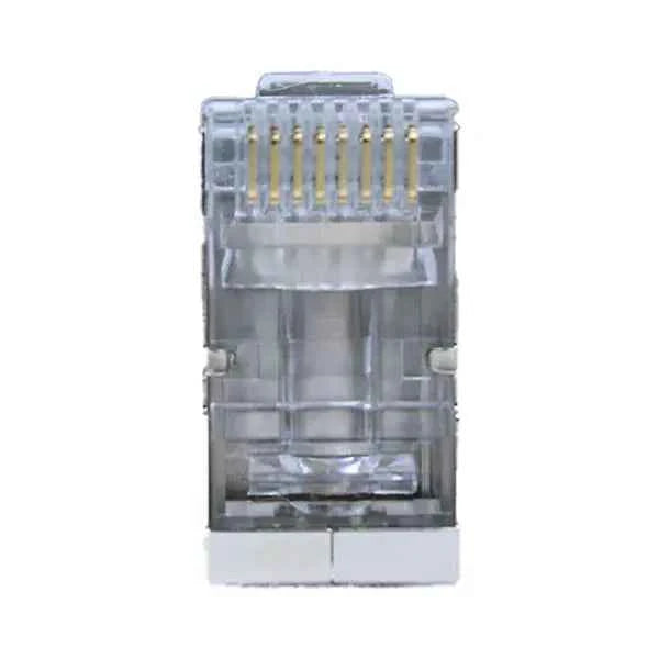Cat6 Pass Through Rj45 Crimp Connectors Modular Plug Pack of 10, 50 &100 Pcs | Shielded.