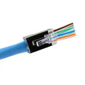 Cat6 Pass Through Rj45 Crimp Connectors Modular Plug Pack of 10, 50 &100 Pcs | Shielded.