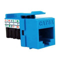 CAT6A Punch Down Keystone Jack Pack of 50 | Unshielded.