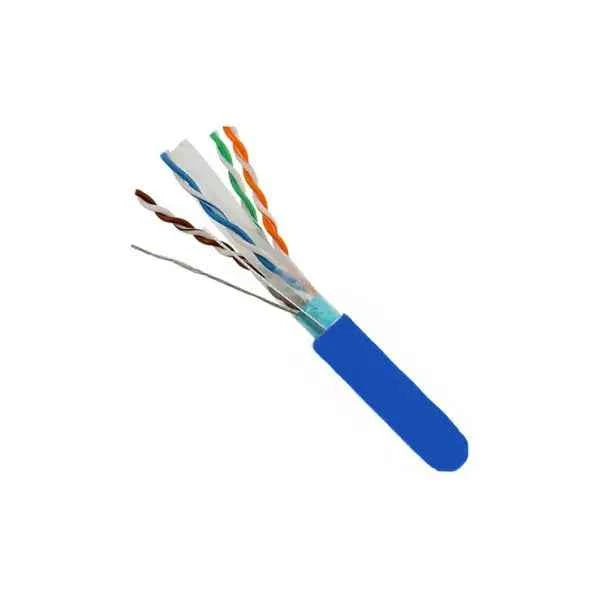 Cat6a Riser Rated Shielded F/UTP Solid Bare Copper Cable 1000 Ft.