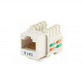 Cat6 Punch Down Keystone Jacks Pack of 50 | Unshielded.